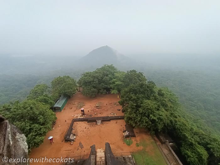 Pidurangala as seen from Sigiriya
