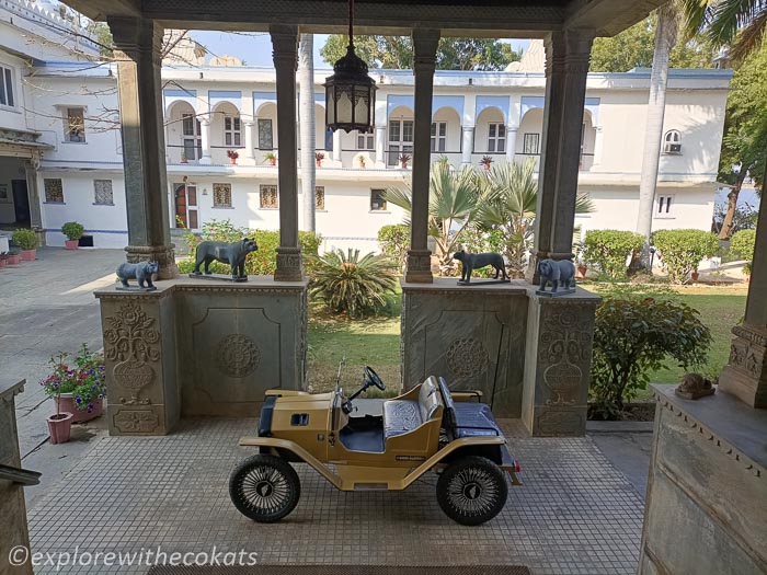 Reception area, Udai Bilas Palace Dungarpur