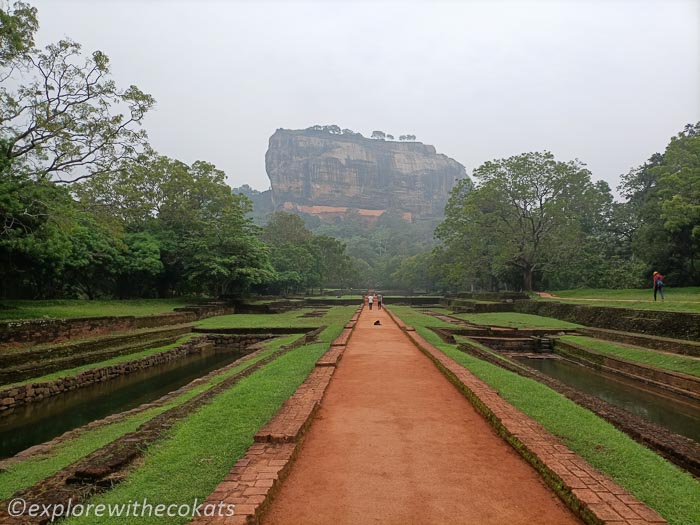 Sigiriya seen across water gardens_Things to do in Sigiriya