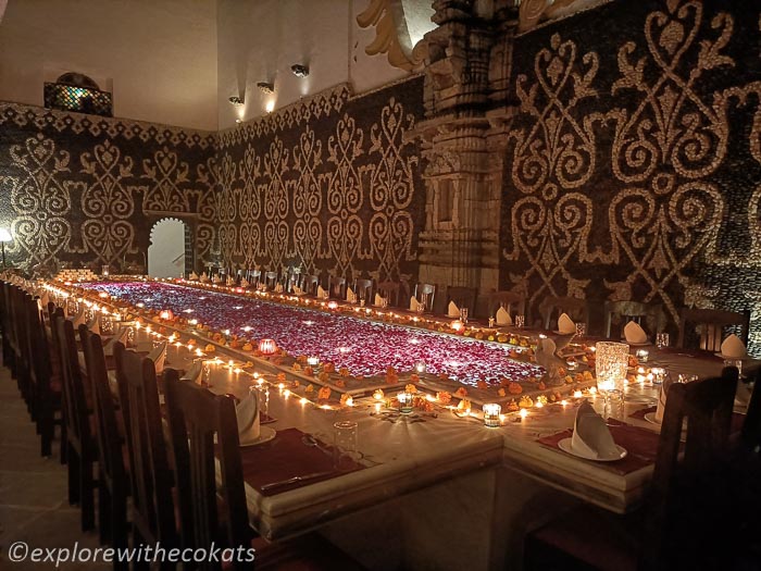 Water Dining Table Udai Bilas Palace