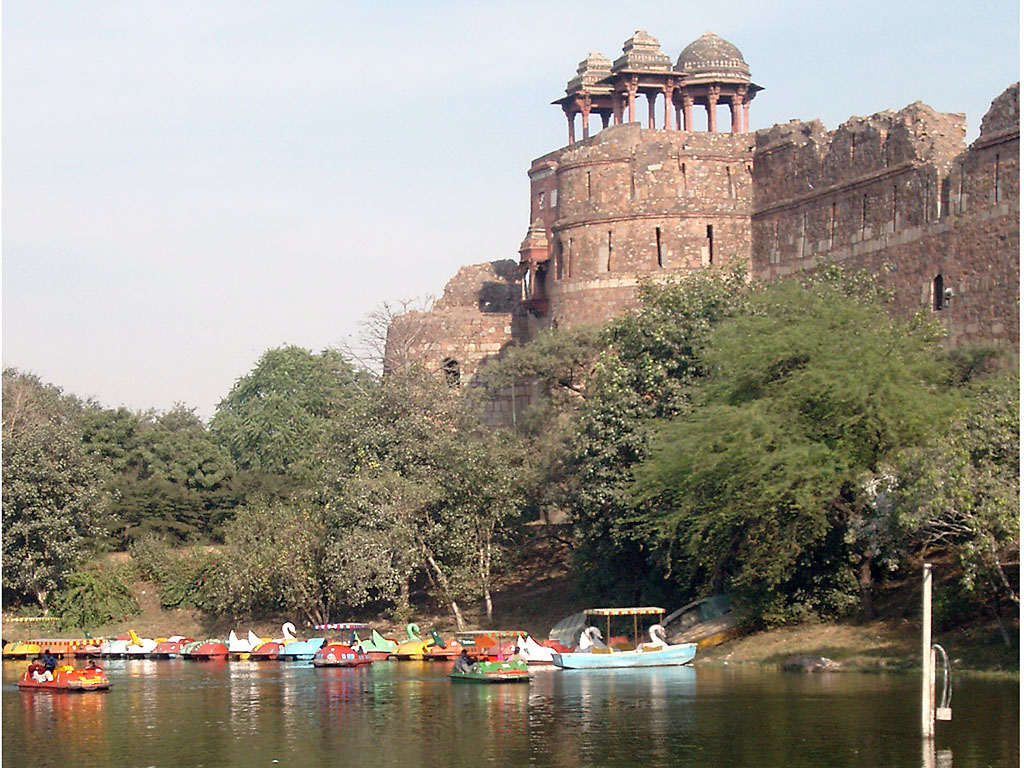 Boating at Purana Qila, Delhi