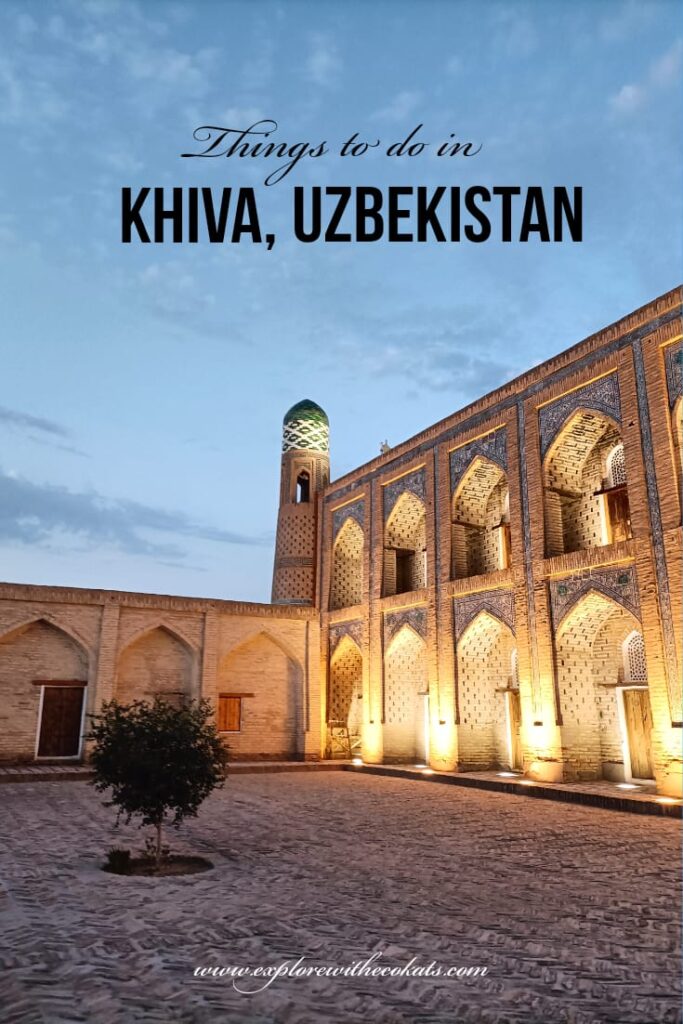 Places to visit in Khiva Uzbekistan