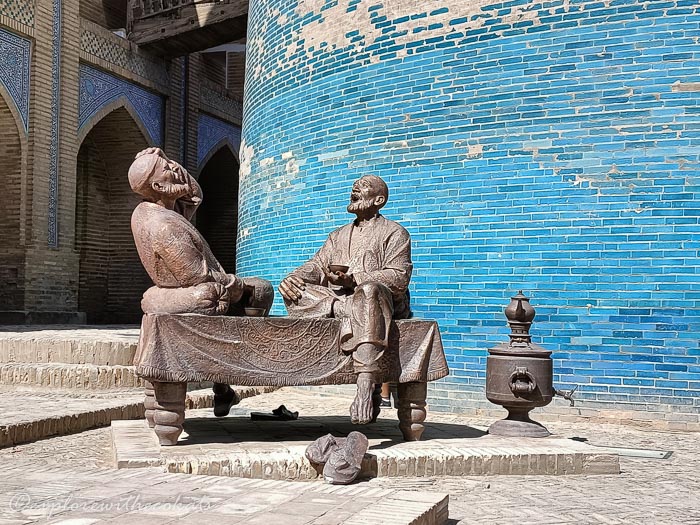 Statues in Khiva