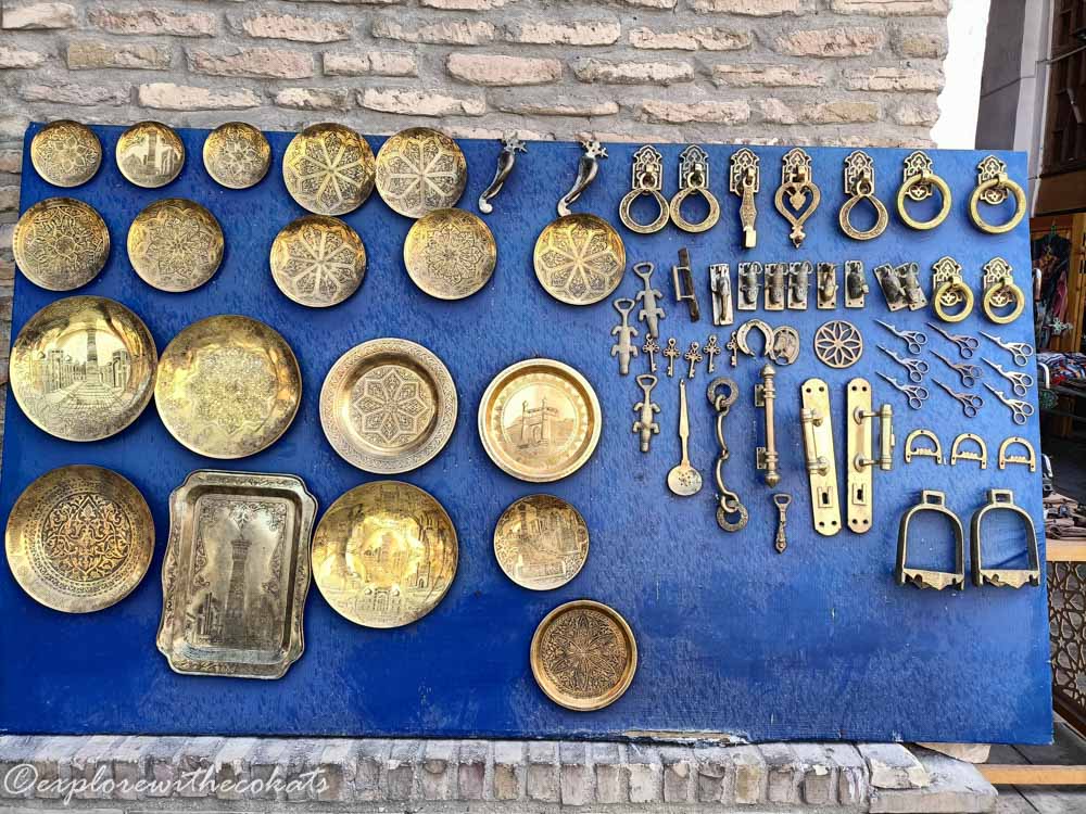 Souvenirs to buy from Uzbekistan - Copper work