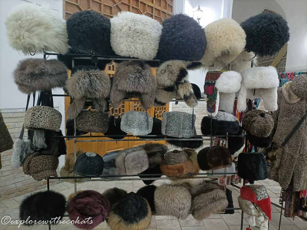 Souvenirs to buy from Uzbekistan - Fur hats