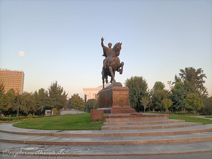 Amir Timur Square Tashkent places of interest