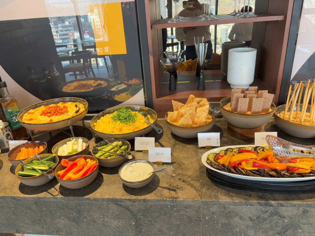 Finger food at lounge
