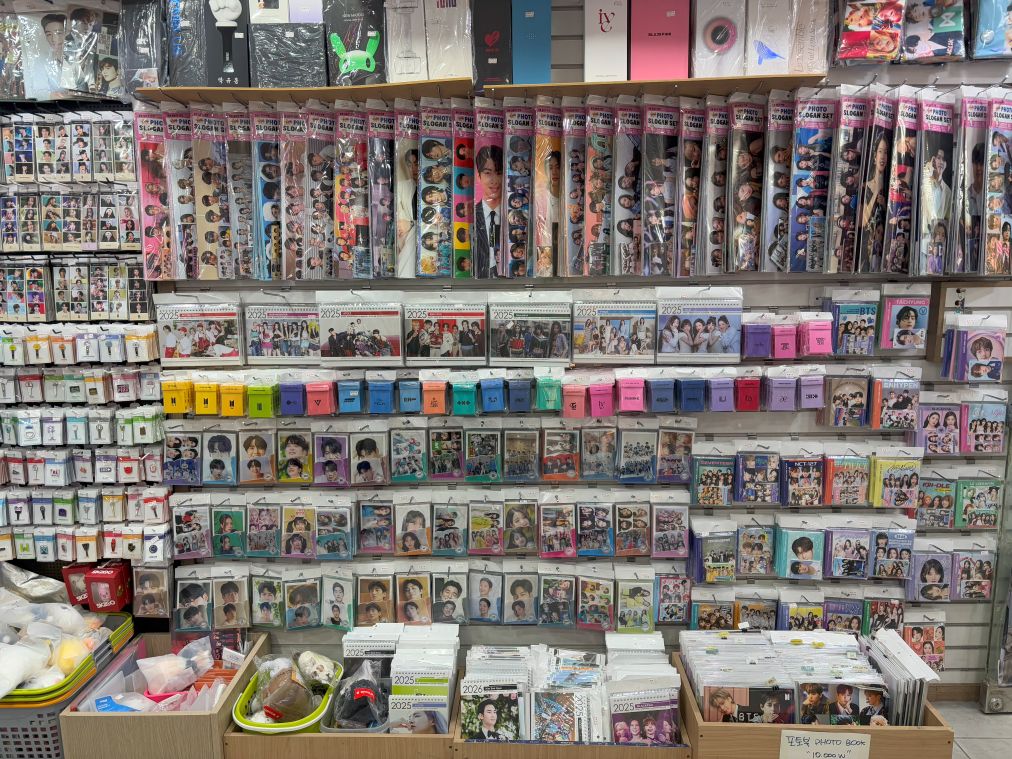 K-pop and k-drama merchandise