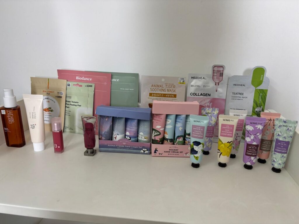 My skincare haul from South Korea