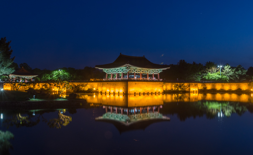 Donggung Palace and Wolji Pond, Gyeongju.