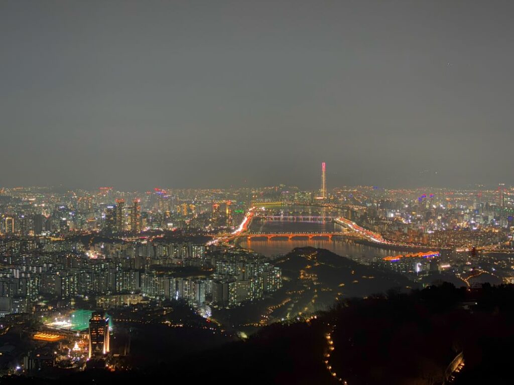 Seoul seen from N Seoul Tower Observatory