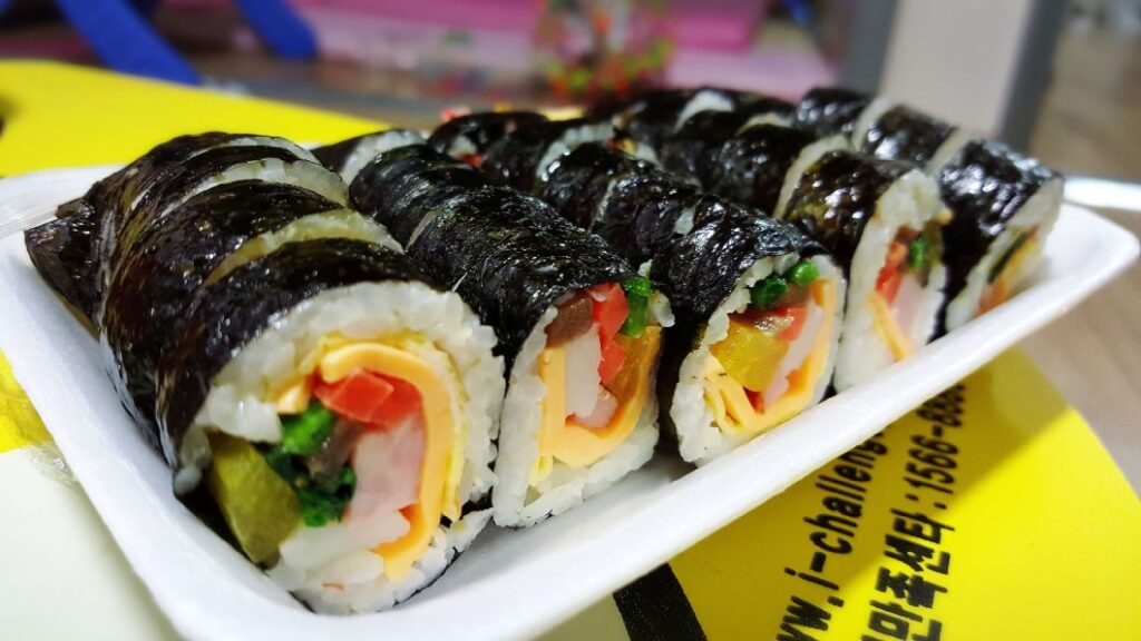 Gimbap_Vegetarian food in South Korea