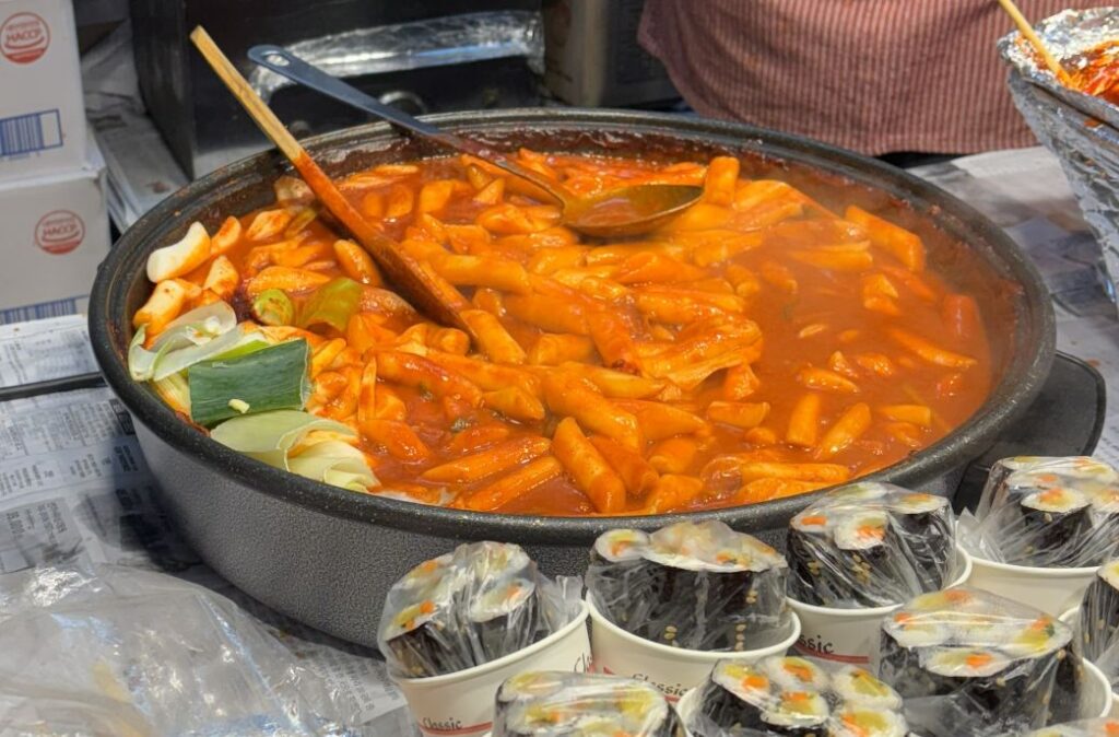 Vegeterian Tteokbokki in Myengdong, Seoul