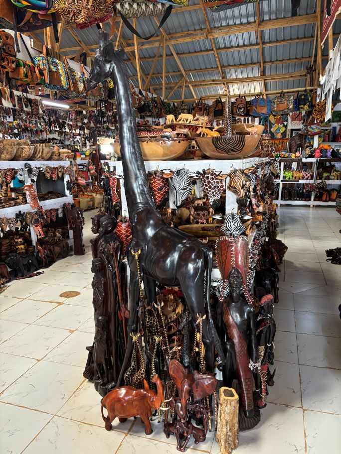Wood carved animals in all sizes
