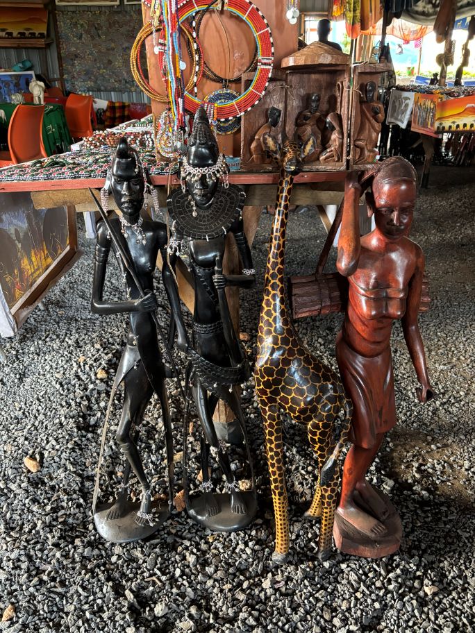 Wooden artefacts from Kenya