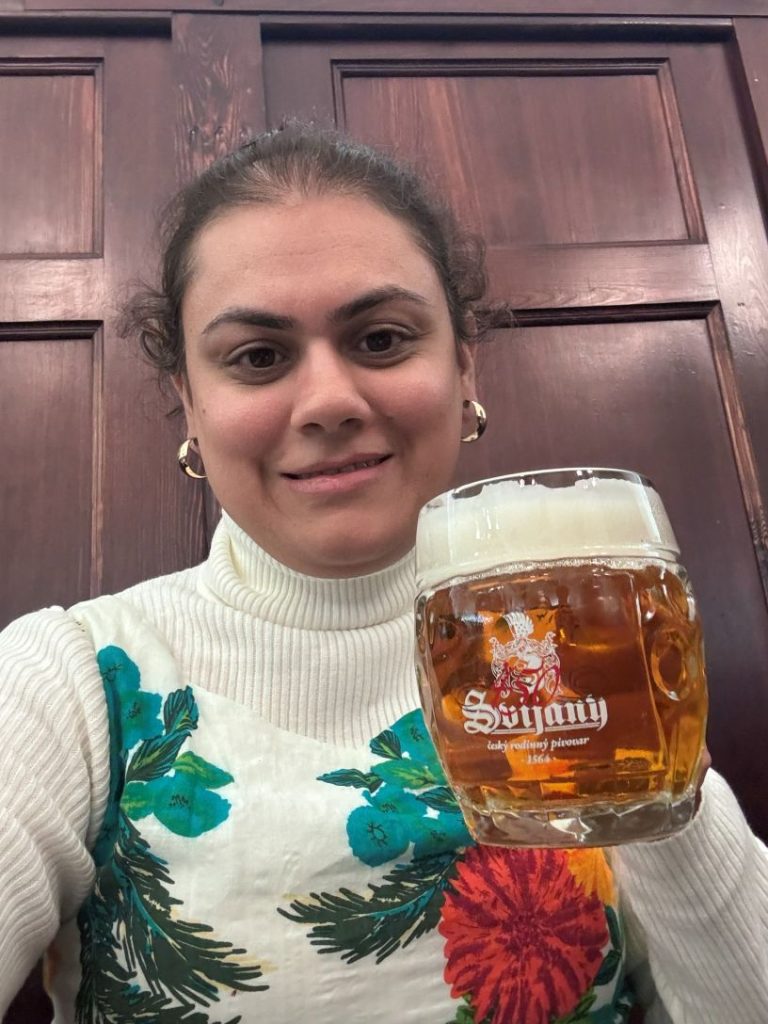 Beer mugs as Prague souvenirs