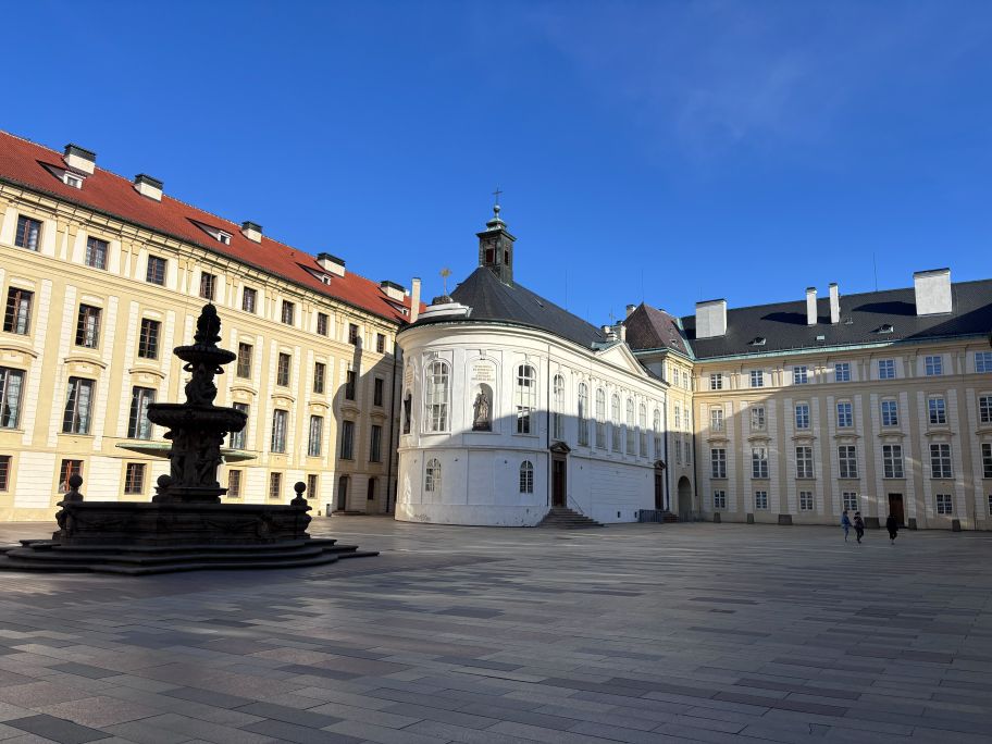 Courtyard in Prague Castle