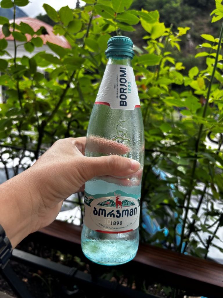 Borjomi water bottle