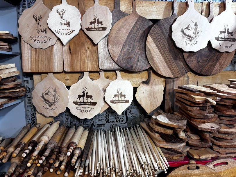 Cheese board as souvenir from Georgia