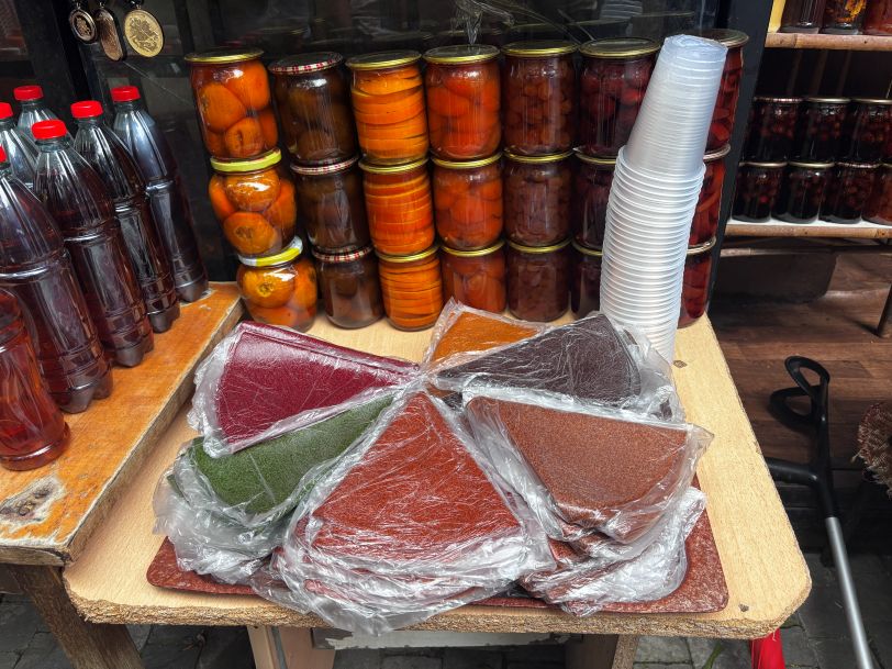 Fruit leather as georgian Souvenir